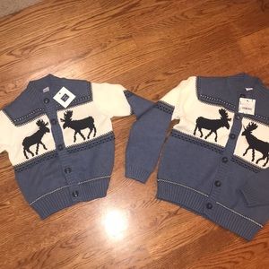 Janie and Jack sweaters👬(2T & 6)